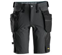 Snickers LiteWork Workitsshorts tasche a fondina staccabili acciaio grigio-nero 56