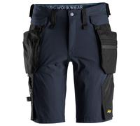 Snickers LiteWork Workitsshorts tasche a fondina staccabili navy-nero 60
