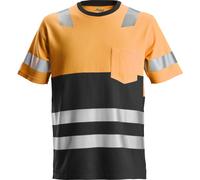 Snickers Maglietta Workwear AllroundWork High-Vis Arancione/Nero S
