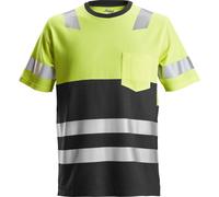 Snickers Maglietta Workwear AllroundWork High-Vis Giallo Hi-Vis/Nero L