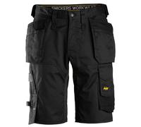 Snickers Pantaloncini da lavoro elasticizzati AllroundWorkitcon tasche a fondina, EN 14404 Nero 46