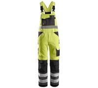 Snickers Pantaloni con pettorina e bretelle da lavoro Hi-Visit, classe 2, EN 14404, 20471 HV giallo antraciteit 162