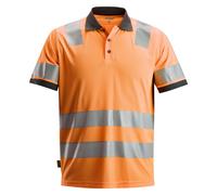Snickers Polo AllroundWork Hi-Vis, Classe 2, EN 20471 Arancione High-Vis XXL