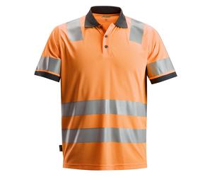 Snickers Polo AllroundWork Hi-Vis, Classe 2, EN 20471 Arancione High-Vis XXL