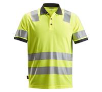 Snickers Polo AllroundWork Hi-Vis, Classe 2, EN 20471 Giallo High-Vis S