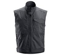 Snickers Service Arbeitgilet grigio acciaio XL