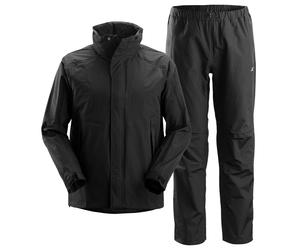 Snickers Set impermeabile di pantaloni da lavoroite giacca da lavoroit, EN 343 Nero S