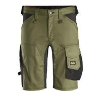 Snickers short Arbeitshort AllroundWork Stretch Arbeitsshorts Khaki/grigio/nero 48