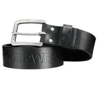 Snickers SWW Cintura in pelle con logo nero 35