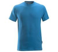 Snickers T-shirt classica in cotone blu oceano S