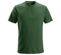 Snickers T-shirt classica in cotone verde bosco M