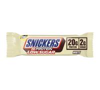 Snickers White Hi-Protein Low Sugar, Caramello e burro di arachidi - 57 g