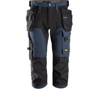Snickers Workwear 6178, pantaloni pirata elasticizzati in 4 direzioni conit Holstert. 6178 50