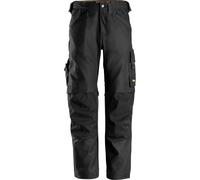 Snickers Workwear AllroundWork Canvas+ Stretch Workitpantaloni Nero 156