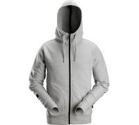 Snickers Workwear AllroundWork Felpa con cappuccio wit Ziprschluss Grey XL