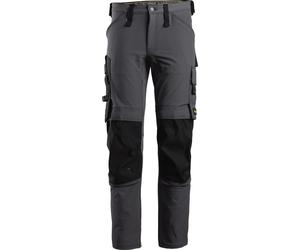 Snickers Workwear AllroundWork Full Stretch Arbeitpantaloni grigio acciaio/nero 146