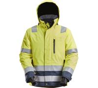 Snickers Workwear AllroundWork HV WP 37,5 giacca da lavoro isolataitHi-Vis Giallo/Navy L