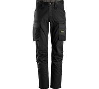 Snickers Workwear AllroundWork pantaloni da lavoro elasticizzatiitsenza ginocchiere nero 44