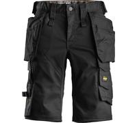 Snickers Workwear Donna AllroundWork Pantaloncini elasticizzati HP nero 48