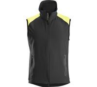 Snickers Workwear FlexiWork Neon Gilet nero/Neongiallo L