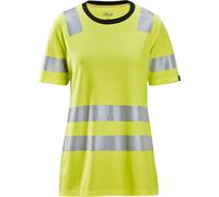 Snickers Workwear Ladies Classic High-Vis T-shirt High-Vis Class 2 High-Vis Yellow L