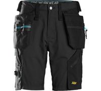 Snickers Workwear LiteWork 37.5® Workitsshorts wit tasche a fondina Nero 50