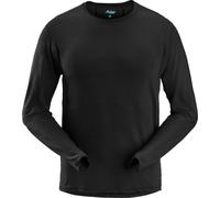 Snickers Workwear LiteWork T-shirt a maniche lunghe nera XS