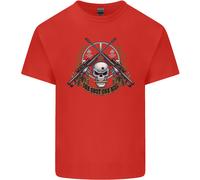 Sniper Ace One Shot Kill Para Marine Army Uomo Cotone T-Shirt Tee Top