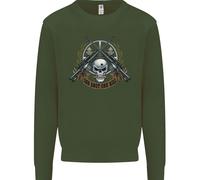 Sniper Ace One Shot Kill Para Marine Army Uomo Sweatshirt Jumper