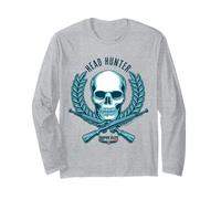 Sniper Elite Resistance Head Hunter Skull Rifle Ghirlanda Maglia a Manica