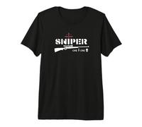 Sniper Lover Tee One Shot One Head Sniper Maglietta Premium