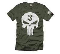 Sniper Skull Navy Seals unità speciale Seal Team 3 - T Shirt #38259, oliva, XXL