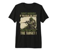 Sniper T con Design tattico per i Fan dei cecchini Maglietta Premium