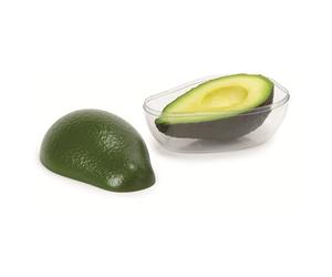 Snips Avocado-Contenitore Salva freschezza Dimensioni 13 cm, San, Trasparente e Verde