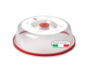 Snips Campana Microonde 26,2 cm, Coperchio Microonde Paraschizzi e Coprivivande, con Fori per il Vapore, Pomello Salvaspazio e Guarnizione in Gomma, Lavabile in Lavastoviglie, Made in Italy
