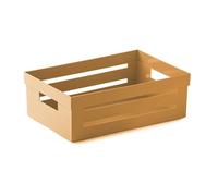 Snips Cassetta Multiuso, Organizer Multiuso, Contenitore Multiuso, 5 LT, Colore Senape, 29,5 x 19,5 x 10 cm, Made in Italy