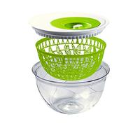 Snips | Centrifuga Madame Butterfly - Salad Spinner | 4 Lt | 27 x 27 x 15 cm| Green | Made in Italy