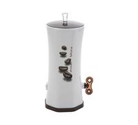 Snips DosaMoka, Dosatore Caffè per Moka e Barattolo Caffè Macinato 250 g, Contenitore Salva Aroma per Caffettiere da 2 a 12 Tazze, Ø10,5 x 25,5 cm, Lavabile in Lavastoviglie, Made in Italy