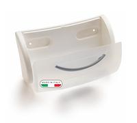 Snips Ordinello - Porta Spugne Lavello Cucina e Lavanderia - Porta Spugna, Utensili, Strofinacci e Guanti con Sportello - Organizer Lavello Antimuffa con Adesivi a Parete 22,5x12,5x8 - Made in Italy