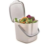 Snips Pattumiera Coperchio e Manico 3L, Bidone Umido per rifiuti Organci, Compostiera da Cucina da Appendere 20.5 x 18.5 x 16.7 Made in Italy, Bpa Free, 3 Litri, Plastica