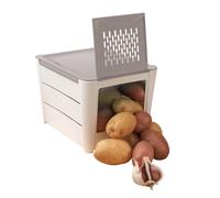 Snips Porta Patate | 3 KG | Contenitori Per Cibi |Contenitore Port Bianco-grigio