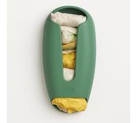 Snips Porta Sacchetti, Supporto Organizer Sacchetti di Plastica, Supporto da Parete per Borse, Organizzatore Sacchetti per la Spesa e i Rifiuti, 28,5 x 14 x 8, Verde, Made in Italy