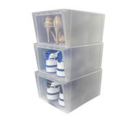 Snips, Set 3 Porta Scarpe, Organizer Scarpe, Scatole Porta Scarpe Salva Spazio 37 x 27,7 x 33 cm, Scarpiera da Armadio, Made in italy