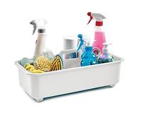 SNIPS Sottolavello, Organizer Sottolavello Cucina, Organizer Cucina, Porta Detersivi Salvaspazio, Cestello Sottolavello con Ruote, Colore Bianco, Made in Italy