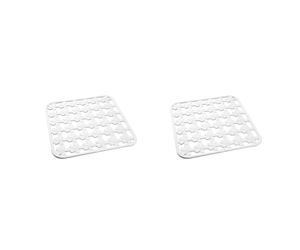 Snips SSnips Tappeto Lavello| 30,5 x 29 cm|100% Plastica Riciclata|Made in Italy| Bianco, 31x29 cm (Confezione da 2)