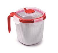 Snips Tazza per bevande calde e zuppe per microonde, 0,70 LT, Colore Bianco, Linea Tempozero,14,5 x 14,5 x 12 cm, Made in Italy