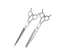 SnipStar 8 pollici Professional Pet forbici set JP440C acciaio dritto e forbici Chunker per la cura del cane, tasso di diradamento 45%