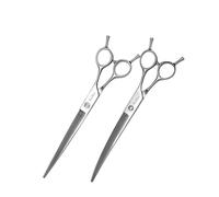 SnipStar 8 pollici Professional Pet forbici set JP440C acciaio forbici da taglio dritte e curve per la cura del cane