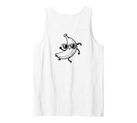 #snirt banana Joe tshirt divertente banana con occhiali da sole danze Canotta