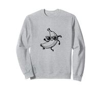 #snirt banana Joe tshirt divertente banana con occhiali da sole danze Felpa